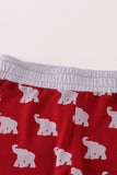 Alabama roll tide elephant print bamboo pajamas set - Aaria Tees Aaria Tees