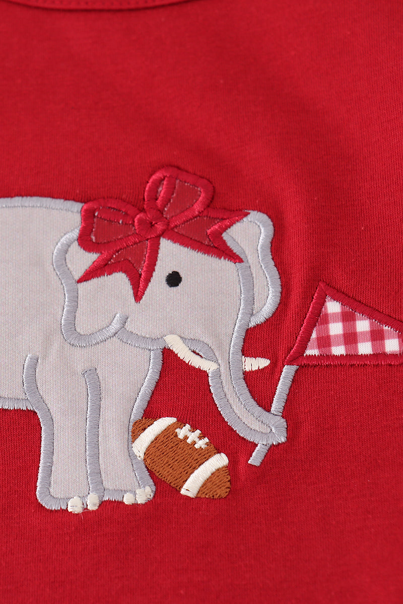 Alabama roll tide elephant applique ruffle bloomer set - Aaria Tees Aaria Tees