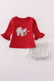 Alabama roll tide elephant applique ruffle bloomer set - Aaria Tees Aaria Tees