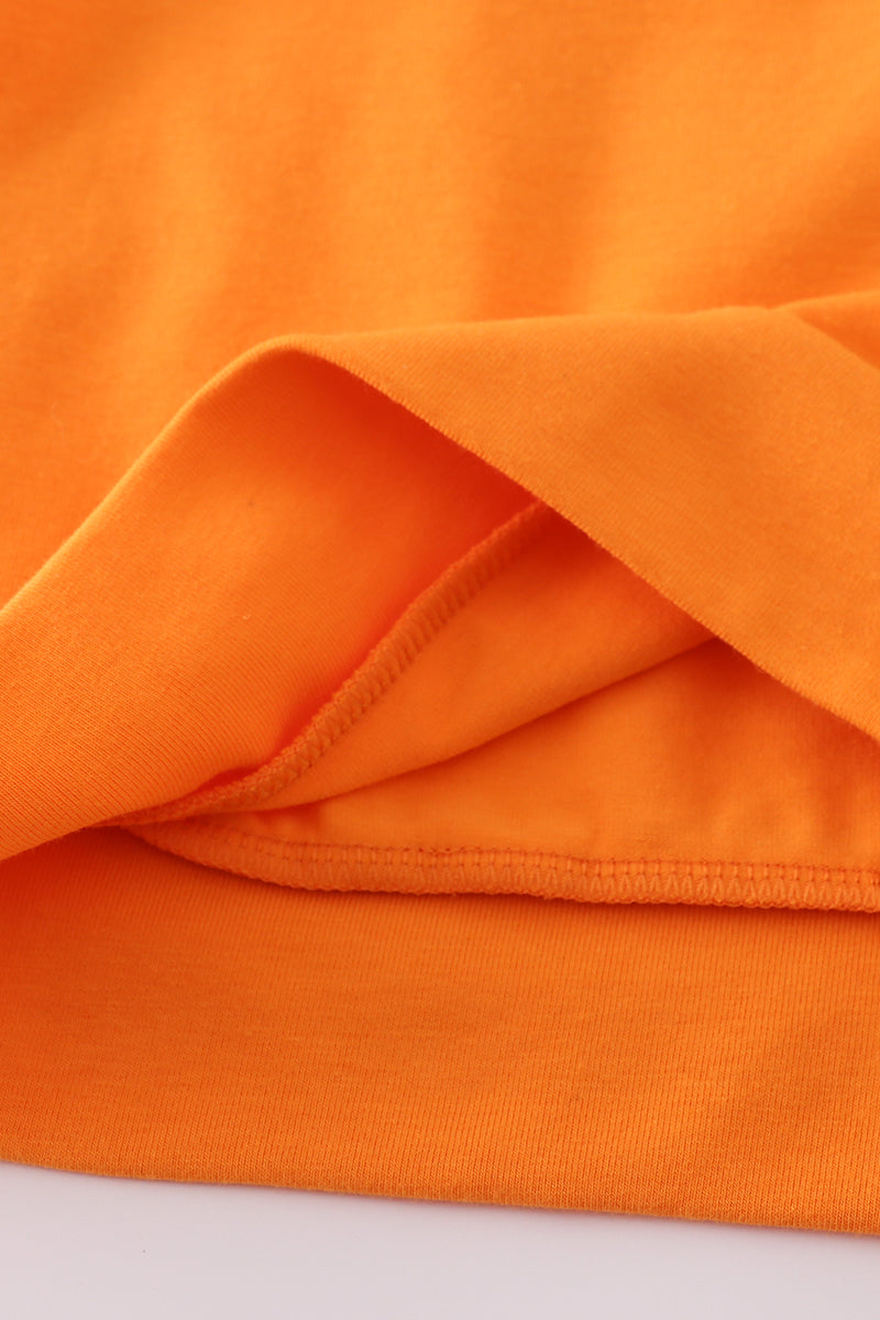 Orange Tennessee go vols applique pullover - Aaria Tees Aaria Tees