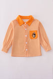 Orange Tennessee go vols applique button down shirt - Aaria Tees Aaria Tees