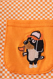 Orange Tennessee go vols applique button down shirt - Aaria Tees Aaria Tees