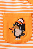 Orange Tennessee go vols applique stripe top - Aaria Tees Aaria Tees