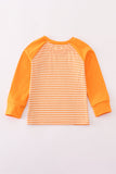 Orange Tennessee go vols applique stripe top - Aaria Tees Aaria Tees