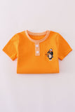 Orange Tennessee go vols embroidery top - Aaria Tees Aaria Tees