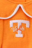 Orange Tennessee go vols embroidery bloomer set - Aaria Tees Aaria Tees