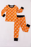 Orange Tennessee bamboo pajamas set - Aaria Tees Aaria Tees