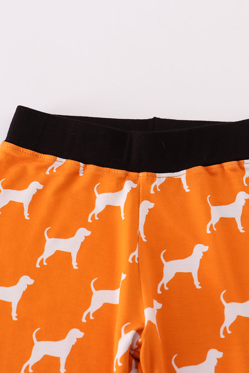 Orange Tennessee bamboo pajamas set - Aaria Tees Aaria Tees