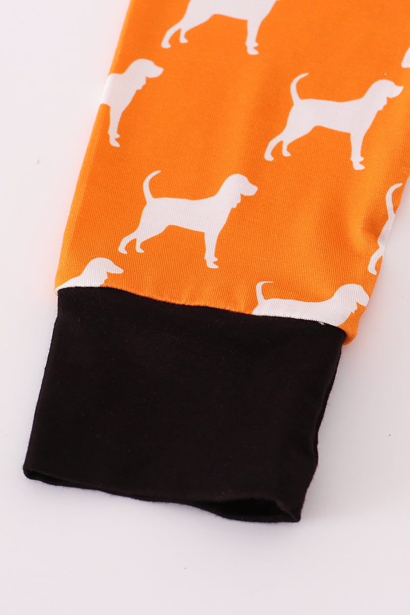Orange Tennessee bamboo pajamas set - Aaria Tees Aaria Tees