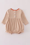Rust isaiah embroidery bubble - Aaria Tees Aaria Tees