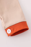 Rust isaiah embroidery bubble - Aaria Tees Aaria Tees