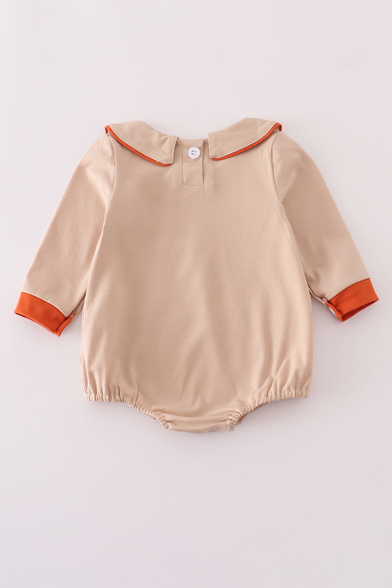 Rust isaiah embroidery bubble - Aaria Tees Aaria Tees