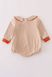 Rust isaiah embroidery bubble - Aaria Tees Aaria Tees