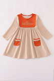 Rust isaiah embroidery dress - Aaria Tees Aaria Tees