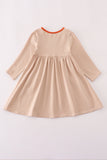 Rust isaiah embroidery dress - Aaria Tees Aaria Tees