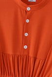 Rust tiered mom ruffle dress - Aaria Tees Aaria Tees
