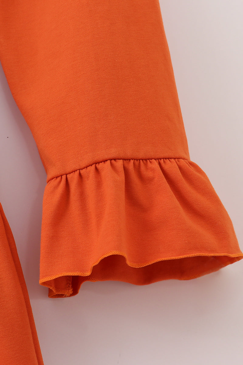 Rust tiered mom ruffle dress - Aaria Tees Aaria Tees