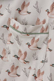 Green duck print bamboo mom pajamas set - Aaria Tees Aaria Tees