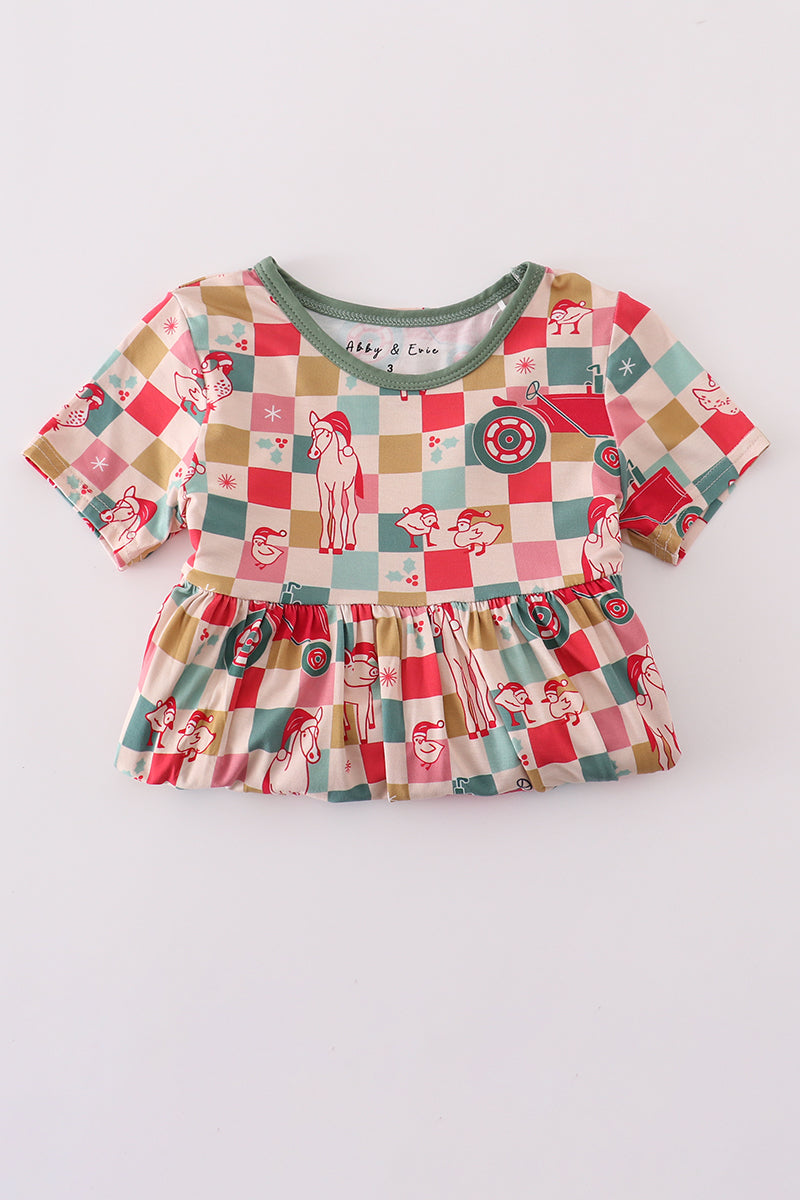 Checkered bamboo dress - Aaria Tees Aaria Tees
