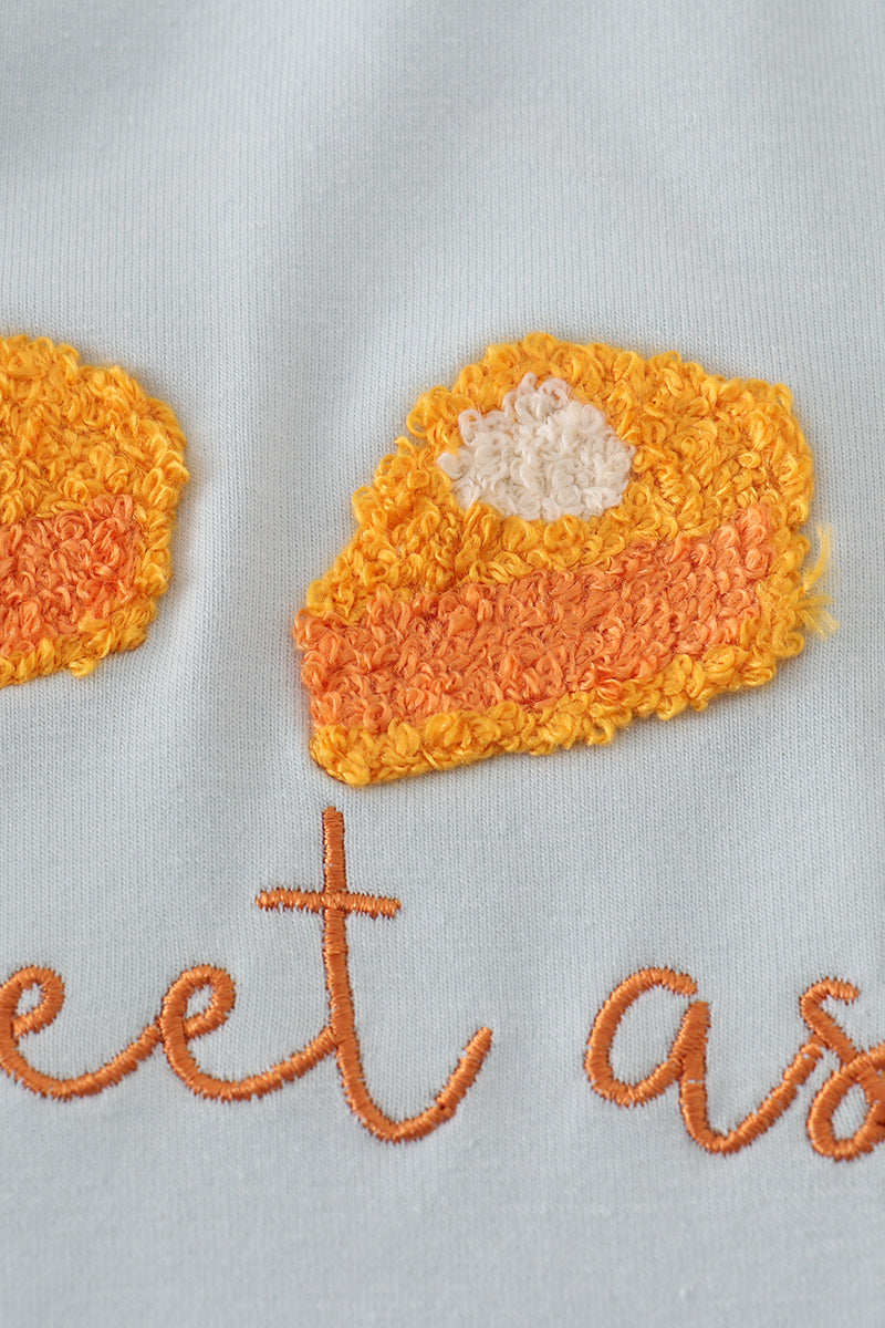 Sweet as pie french knot boy bubble - Aaria Tees Aaria Tees