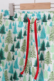 Green christmas tree print dad pajamas pants set - Aaria Tees Aaria Tees