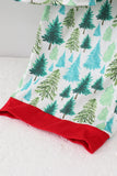 Green christmas tree print dad pajamas pants set - Aaria Tees Aaria Tees