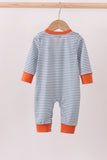 Jesus loves me embroidery boy romper - Aaria Tees Aaria Tees
