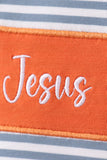 Jesus loves me embroidery boy set Aaria Tees