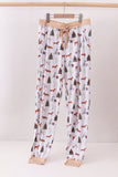 Christmas tree animal adult bamboo pajamas pants - Aaria Tees Aaria Tees