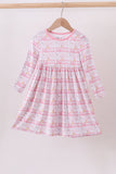 Pink train bamboo pajamas dress - Aaria Tees Aaria Tees