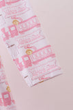 Pink train bamboo pajamas dress - Aaria Tees Aaria Tees