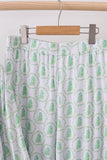Green christmas tree bamboo dad pajama set Aaria Tees