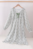Green christmas tree print mom pajama - Aaria Tees Aaria Tees