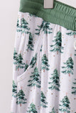 Green christmas tree bamboo mom pants - Aaria Tees Aaria Tees