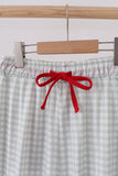 Sage gingham mom pajama pants - Aaria Tees Aaria Tees