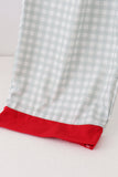 Sage gingham mom pajama pants - Aaria Tees Aaria Tees