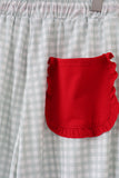 Sage gingham mom pajama pants - Aaria Tees Aaria Tees