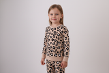 Brown leopard bamboo pajama set - Aaria Tees Aaria Tees
