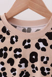 Brown leopard bamboo pajama set - Aaria Tees Aaria Tees