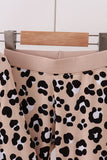 Brown leopard bamboo pajama set - Aaria Tees Aaria Tees