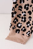 Brown leopard bamboo mom pajama pants - Aaria Tees Aaria Tees