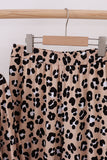 Brown leopard bamboo mom pajama set - Aaria Tees Aaria Tees