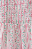 Floral tulip smocked mom dress Aaria Tees