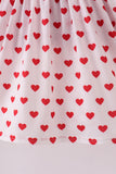 Red heart applique ruffle 2pc set - Aaria Tees Aaria Tees