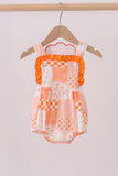 Orange Tennessee applique patchwork bubble - Aaria Tees Aaria Tees