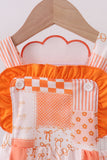 Orange Tennessee applique patchwork bubble - Aaria Tees Aaria Tees