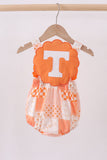 Orange Tennessee applique patchwork bubble - Aaria Tees Aaria Tees