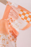 Orange Tennessee patchwork dress - Aaria Tees Aaria Tees