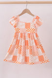 Orange Tennessee patchwork dress - Aaria Tees Aaria Tees