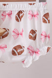 Game day football applique bloomer set - Aaria Tees Aaria Tees